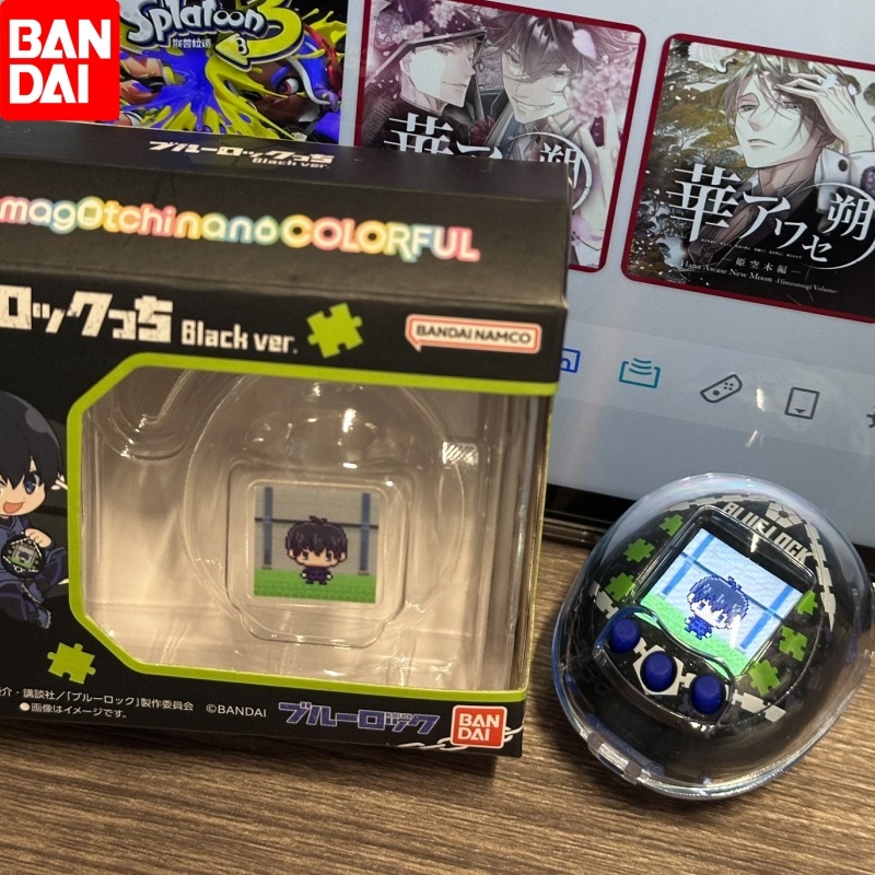 Tamagotchi Electronic Pet Virtual - 新しいバンダイ在庫あり Pb たまごっちブルーロックヨウイチイサギ電子仮想ペットエッグマシンポータブルキーホルダーアニメおもちゃ用