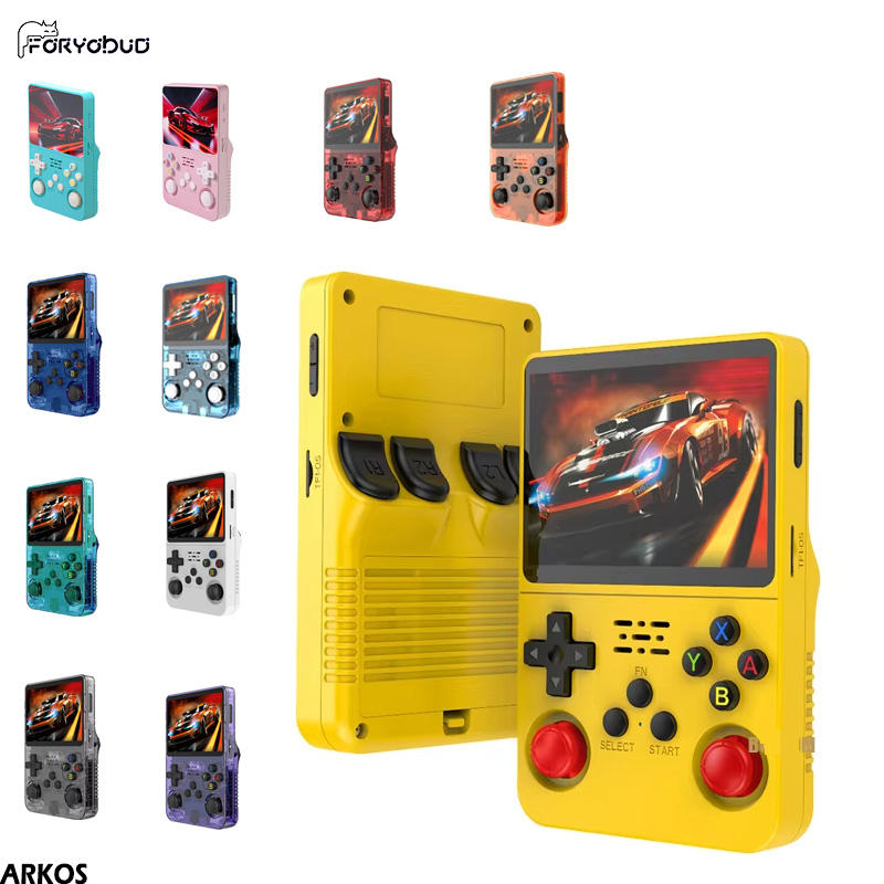Retro Handheld Game Console R36S - R36S ARKOS レトロハンドヘルドビデオゲームコンソール 純正3.5インチIPS 多色展開 スクリーンポータブルプレーヤー