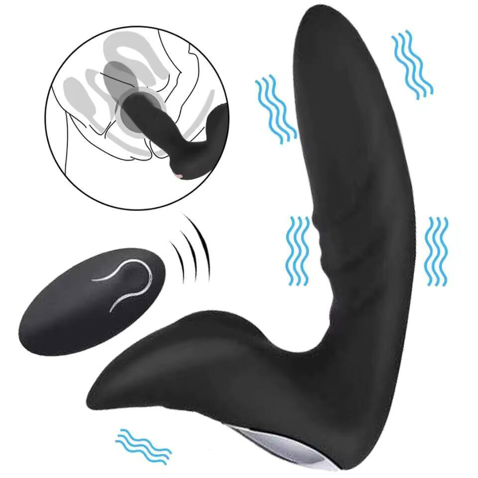 男性用セックス刺激器アナルプラグバイブレーター大人のおもちゃ - Remote Control Toys のレビューと価格