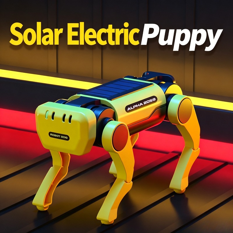DIY 太陽光発電歩行機械犬組み立てキット子供 STEM 教 - Stem Solar Robot Kit For Kids のレビューと価格