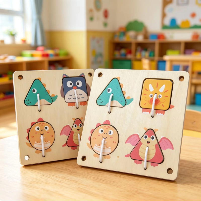 モンテッソーリ木製ビジーボードDIYアクセサリー 感覚活動  - Montessori Wooden Busy Board Toddler のレビューと価格