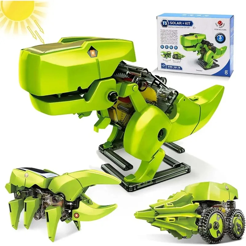 3-in-1ソーラーロボットキット、恐竜おもちゃ、子供向けS - Stem Solar Robot Kit For Kids のレビューと価格