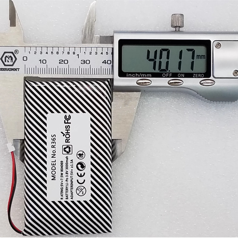 バッテリー 3.7V 3100mAh オープンソースコンソー - Retro Handheld Game Console R36S のレビューと価格